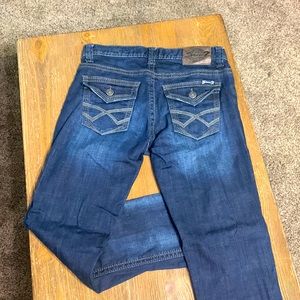 NWOT Seven 7 Straight 30x30 Bold Heavy Stitch Flap Pocket